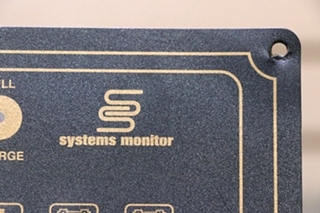 USED KIB SS193 SYSTEMS MONITOR PANEL MOTORHOME PARTS FOR SALE