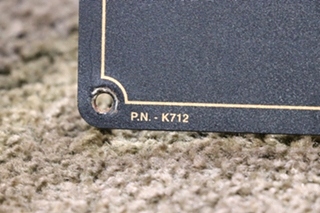 USED KIB TIFFIN MOTORHOME MONITOR PANEL K712 RV/MOTORHOME PARTS FOR SALE