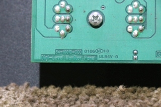 USED MOTORHOME DIGI LEVEL MONITOR PANEL FOR SALE