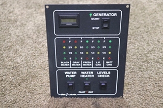 USED MOTORHOME DIGI LEVEL MONITOR PANEL FOR SALE
