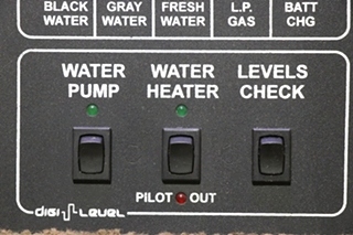 USED MOTORHOME DIGI LEVEL MONITOR PANEL FOR SALE
