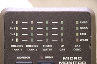 USED MOTORHOME JRV MICRO MONITOR PANEL FOR SALE