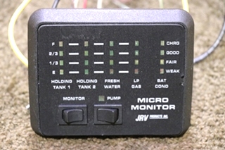 USED RV/MOTORHOME JRV MICRO MONITOR PANEL FOR SALE