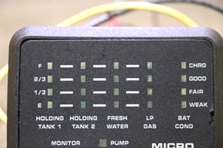 USED RV/MOTORHOME JRV MICRO MONITOR PANEL FOR SALE