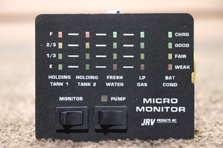 USED A7752BL JRV MICRO MONITOR PANEL RV PARTS FOR SALE