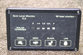 USED HEART INTERFACE 84-2025-02 TANK LEVEL MONITOR TL5 MOTORHOME PARTS FOR SALE