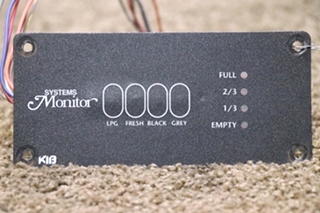 USED RV KIB SYSTEMS MONITOR PANEL FOR SALE