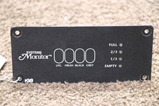 USED RV/MOTORHOME KIB SYSTEMS MONITOR PANEL FOR SALE