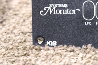 USED KIB SYSTEMS MONITOR PANEL RV PARTS FOR SALE