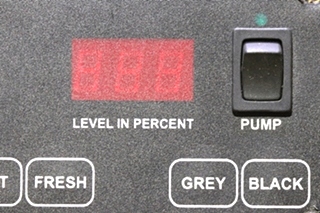 USED SEELEVEL II TANK MONITOR PANEL MOTORHOME PARTS FOR SALE