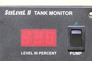 USED SEELEVEL II TANK MONITOR PANEL RV/MOTORHOME PARTS FOR SALE