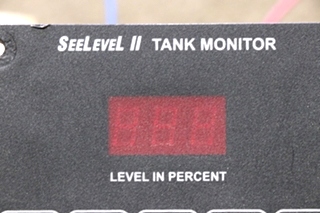 USED RV SEELEVEL II TANK MONITOR PANEL FOR SALE