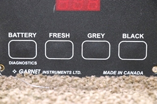 USED MOTORHOME SEELEVEL II TANK MONITOR PANEL FOR SALE