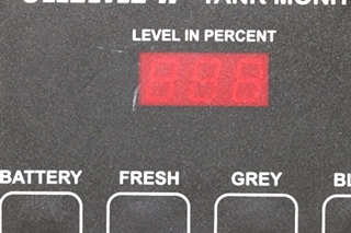 USED MOTORHOME SEELEVEL II TANK MONITOR PANEL FOR SALE