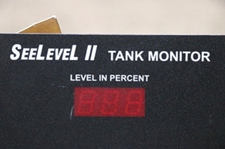 USED MOTORHOME SEELEVEL II TANK MONITOR PANEL FOR SALE