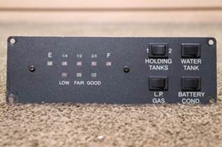 USED L4439 TANK MONITOR PANEL RV PARTS FOR SALE