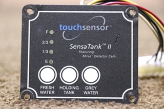 USED TOUCH SENSOR SENSA TANK II MONITOR PANEL RV/MOTORHOME PARTS FOR SALE