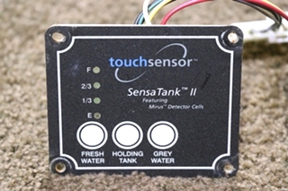 USED TOUCH SENSOR SENSA TANK II MONITOR PANEL RV/MOTORHOME PARTS FOR SALE