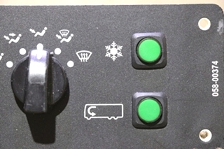 USED MOTORHOME DASH AC 058-00374 CONTROL PANEL FOR SALE