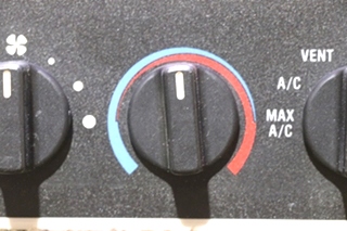 USED RV201106 EVANS TEMPCON DASH AC CONTROL PANEL RV PARTS FOR SALE