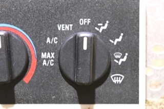 USED RV201106 EVANS TEMPCON DASH AC CONTROL PANEL RV PARTS FOR SALE