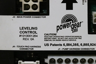USED MOTORHOME POWER GEAR 1010001284 LEVELING CONTROL MODULE FOR SALE