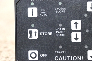 USED RV/MOTORHOME HWH COMPUTERIZED LEVELING TOUCH PAD FOR SALE