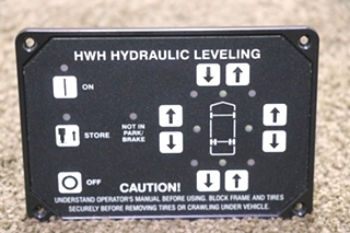 USED AP10055 HWH HYDRAULIC LEVELING TOUCH PAD RV PARTS FOR SALE