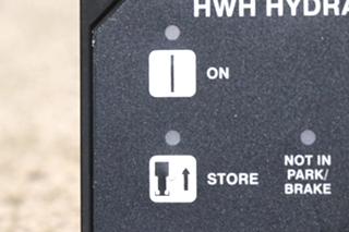 USED AP10055 HWH HYDRAULIC LEVELING TOUCH PAD RV PARTS FOR SALE