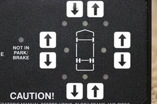 USED AP10055 HWH HYDRAULIC LEVELING TOUCH PAD RV PARTS FOR SALE