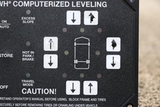 USED HWH AP23304R4 COMPUTERIZED LEVELING TOUCH PAD MOTORHOME PARTS FOR SALE