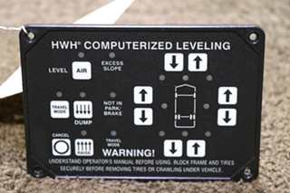 USED HWH COMPUTERIZED LEVELING TOUCH PAD AP22703 RV/MOTORHOME PARTS FOR SALE