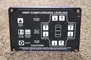 USED RV AP39650 HWH COMPUTERIZED LEVELING TOUCH PAD FOR SALE