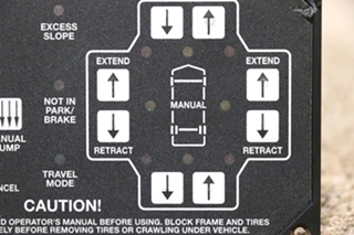USED RV AP39650 HWH COMPUTERIZED LEVELING TOUCH PAD FOR SALE