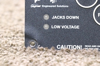 USED MOTORHOME POWER GEAR 500535 HYDRAULIC LEVELERS TOUCH PAD FOR SALE