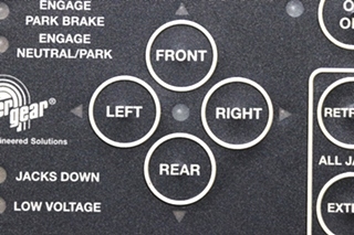 USED MOTORHOME POWER GEAR 500535 HYDRAULIC LEVELERS TOUCH PAD FOR SALE