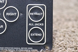 USED MOTORHOME POWER GEAR 500535 HYDRAULIC LEVELERS TOUCH PAD FOR SALE