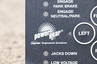USED MOTORHOME POWER GEAR 500535 HYDRAULIC LEVELERS TOUCH PAD FOR SALE