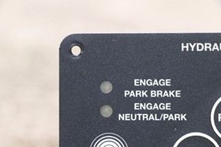 USED RV/MOTORHOME POWER GEAR HYDRAULIC LEVELERS TOUCH PAD 500535 FOR SALE