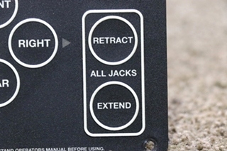 USED RV/MOTORHOME POWER GEAR HYDRAULIC LEVELERS TOUCH PAD 500535 FOR SALE