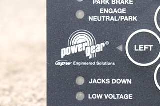 USED RV/MOTORHOME POWER GEAR HYDRAULIC LEVELERS TOUCH PAD 500535 FOR SALE