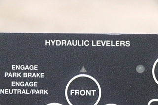 USED RV/MOTORHOME POWER GEAR HYDRAULIC LEVELERS TOUCH PAD 500535 FOR SALE