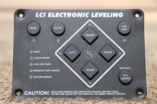 USED 10537D LCI ELECTRONIC LEVELING TOUCH PAD RV PARTS FOR SALE