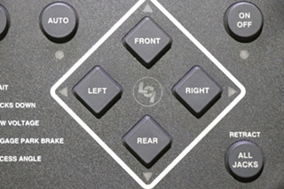 USED 10537D LCI ELECTRONIC LEVELING TOUCH PAD RV PARTS FOR SALE