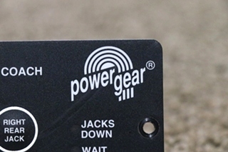 USED POWER GEAR 500731 LEVELING CONTROLS TOUCH PAD MOTORHOME PARTS FOR SALE