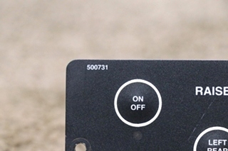 USED POWER GEAR 500731 LEVELING CONTROLS TOUCH PAD MOTORHOME PARTS FOR SALE