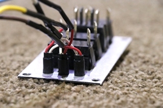 USED RVA JII LEVELING SYSTEM SWITCH PANEL RV/MOTORHOME PARTS FOR SALE
