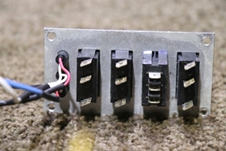 USED RVA JII LEVELING SYSTEM SWITCH PANEL RV/MOTORHOME PARTS FOR SALE