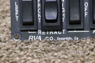 USED RVA JII LEVELING SYSTEM SWITCH PANEL RV/MOTORHOME PARTS FOR SALE