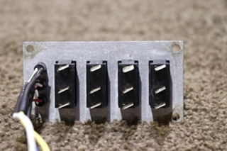 USED RV JII RVA LEVELING SYSTEM SWITCH PANEL FOR SALE
